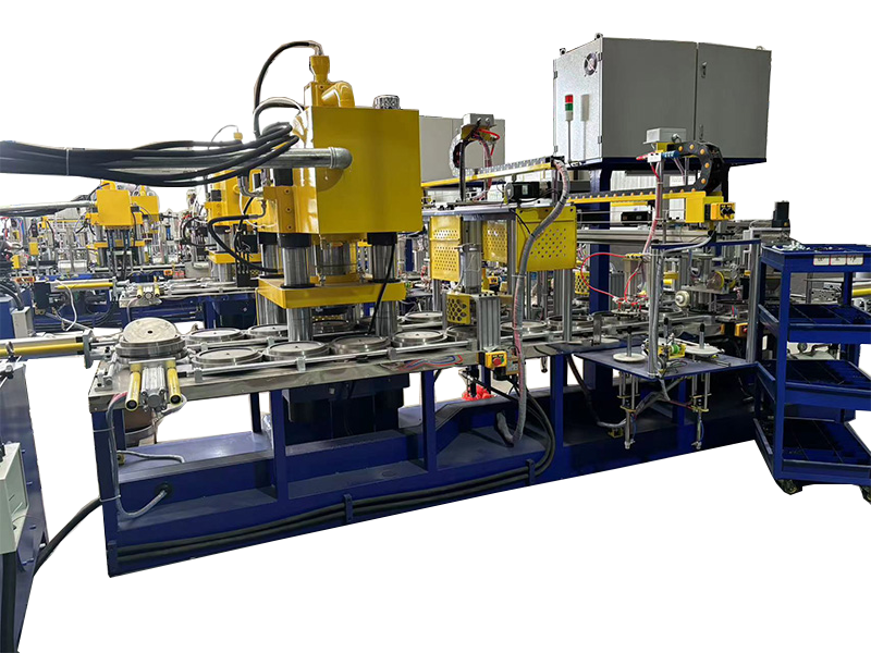 14inch push type cutting disc making machine