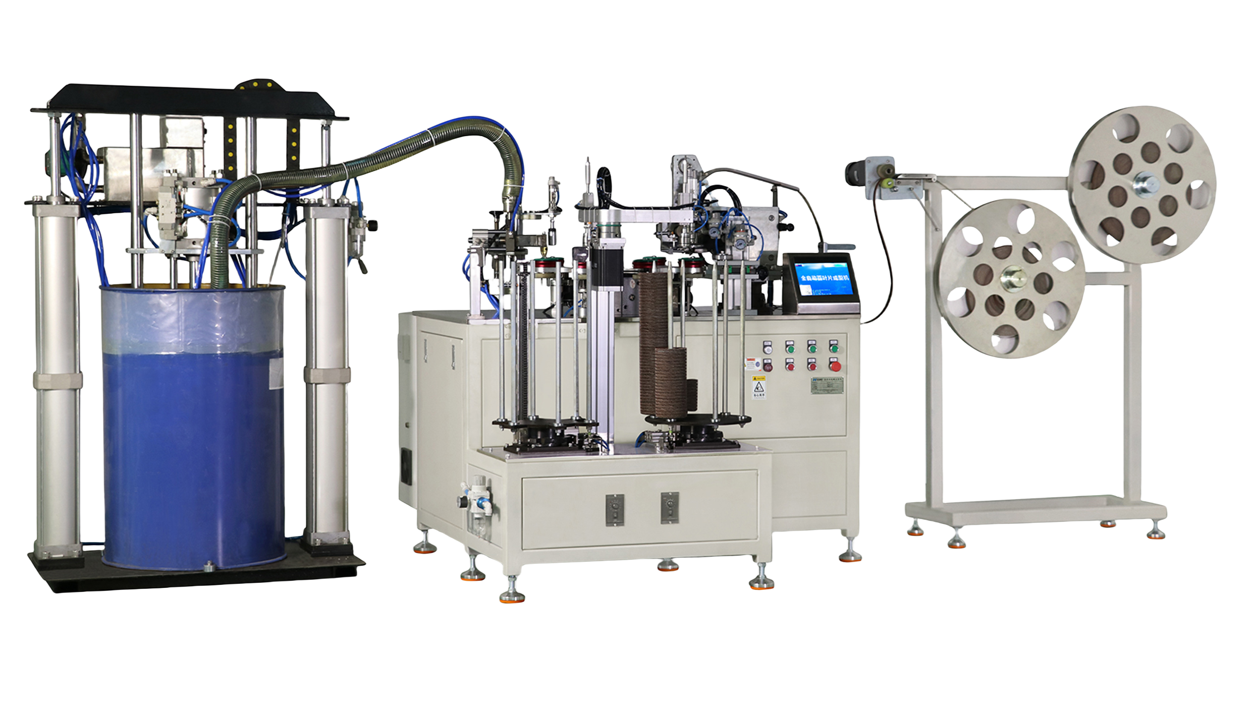 Full automatic flap disc making machine